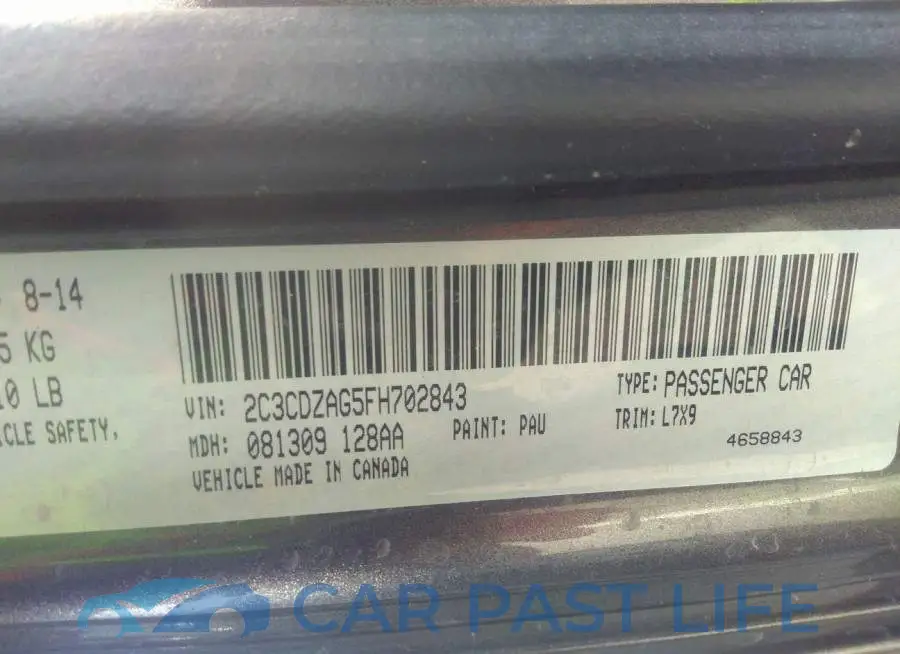 2C3CDZAG5FH702843# 9