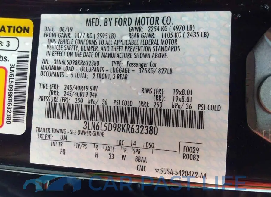 3LN6L5D98KR632380# 9