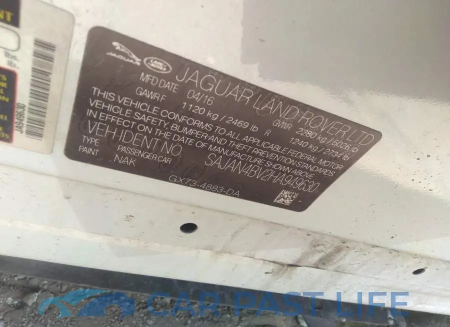 SAJAN4BV2HA949630# 9