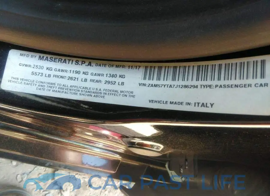 ZAM57YTA7J1286294# 9