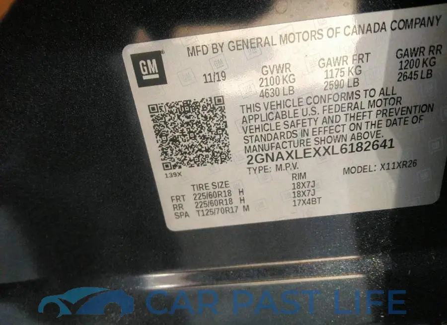 2GNAXLEXXL6182641# 9