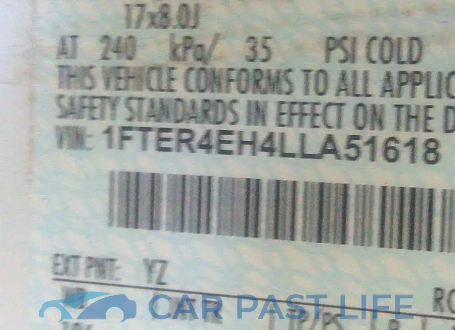 1FTER4EH4LLA51618# 9