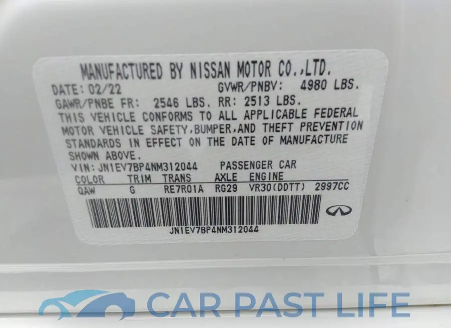 JN1EV7BP4NM312044# 9
