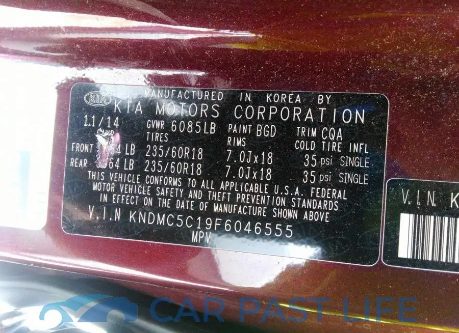 KNDMC5C19F6046555# 9