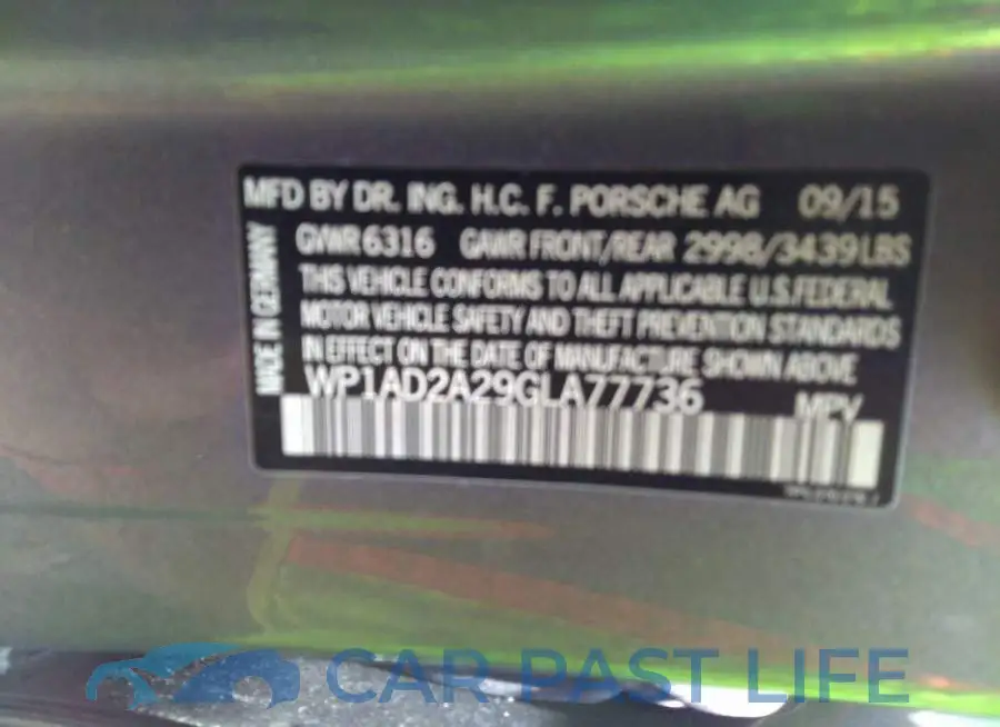 WP1AD2A29GLA77736# 9