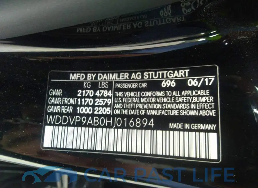 WDDVP9AB0HJ016894# 9