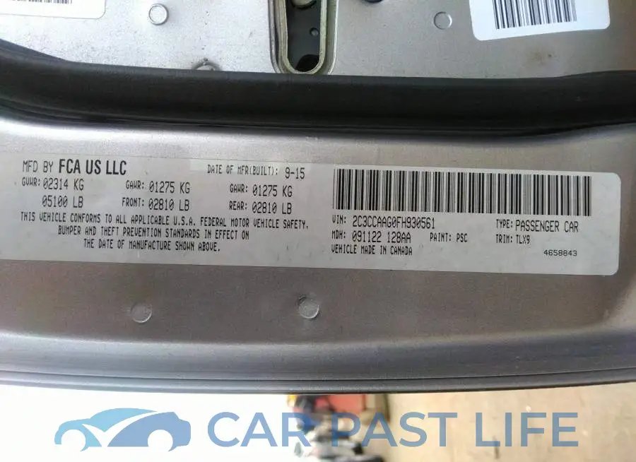 2C3CCAAG0FH930561# 9