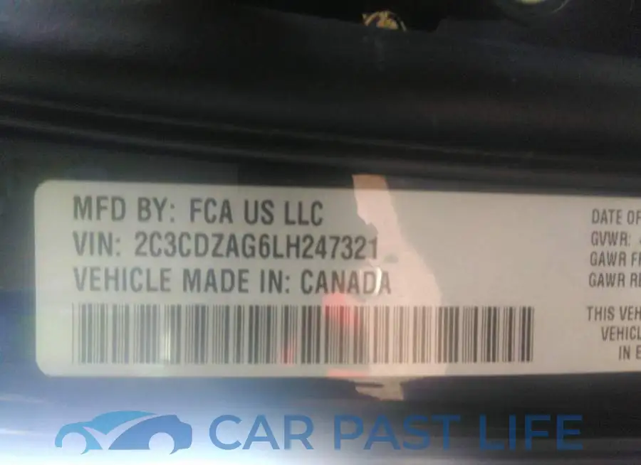 2C3CDZAG6LH247321# 9
