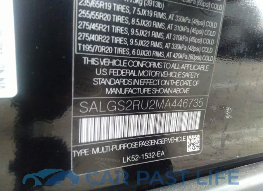 SALGS2RU2MA446735# 9