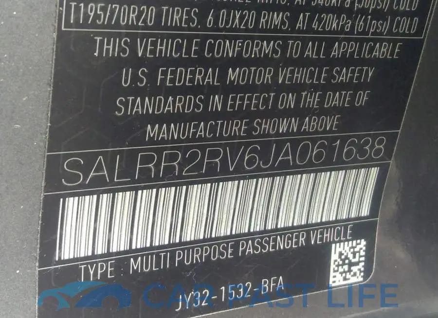 SALRR2RV6JA061638# 9
