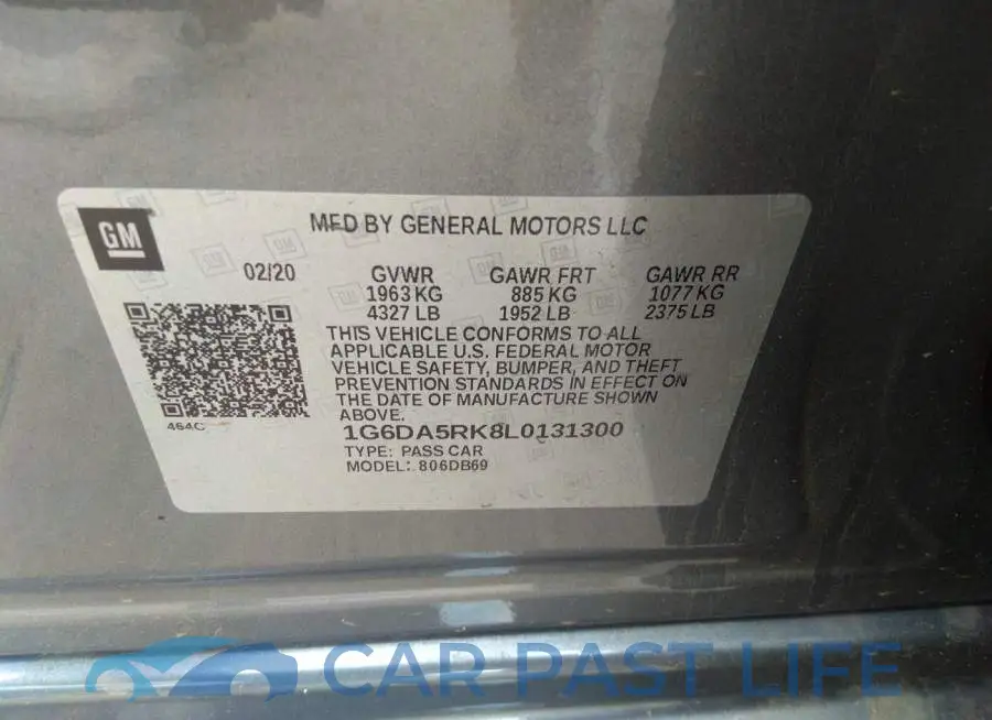 1G6DA5RK8L0131300# 9