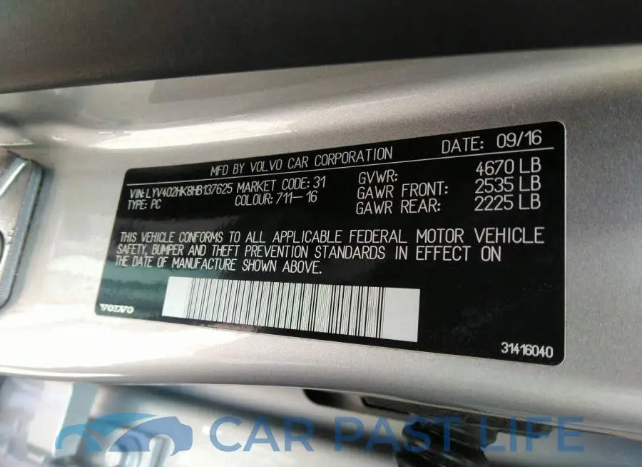 LYV402HK8HB137625# 9