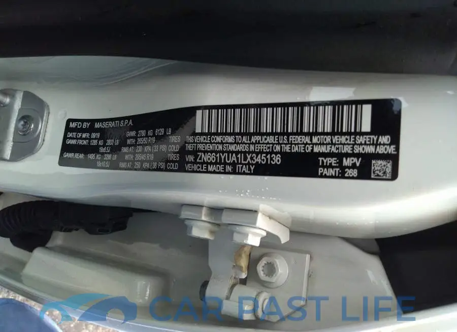 ZN661YUA1LX345136# 9