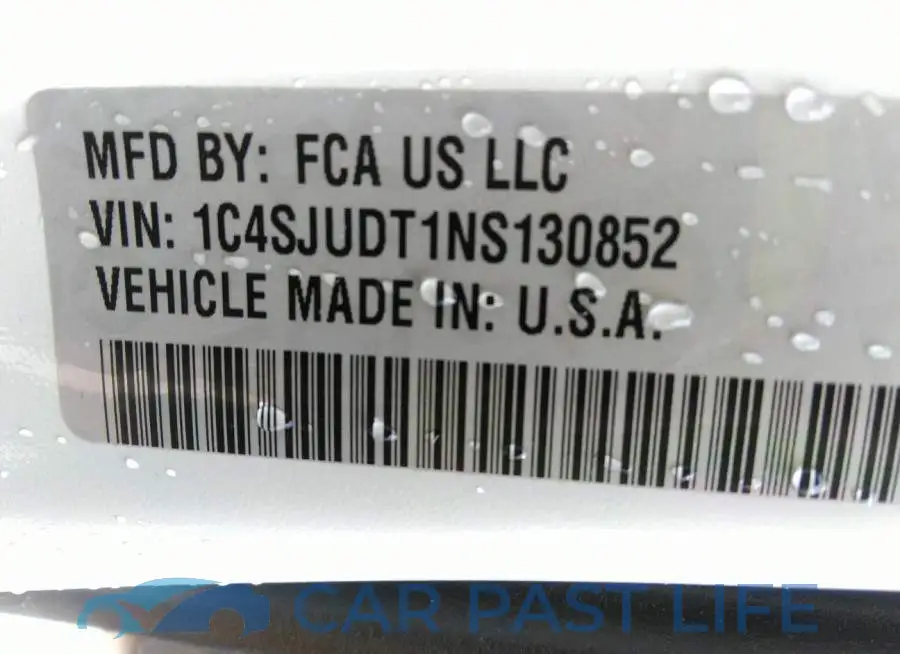 1C4SJUDT1NS130852# 9