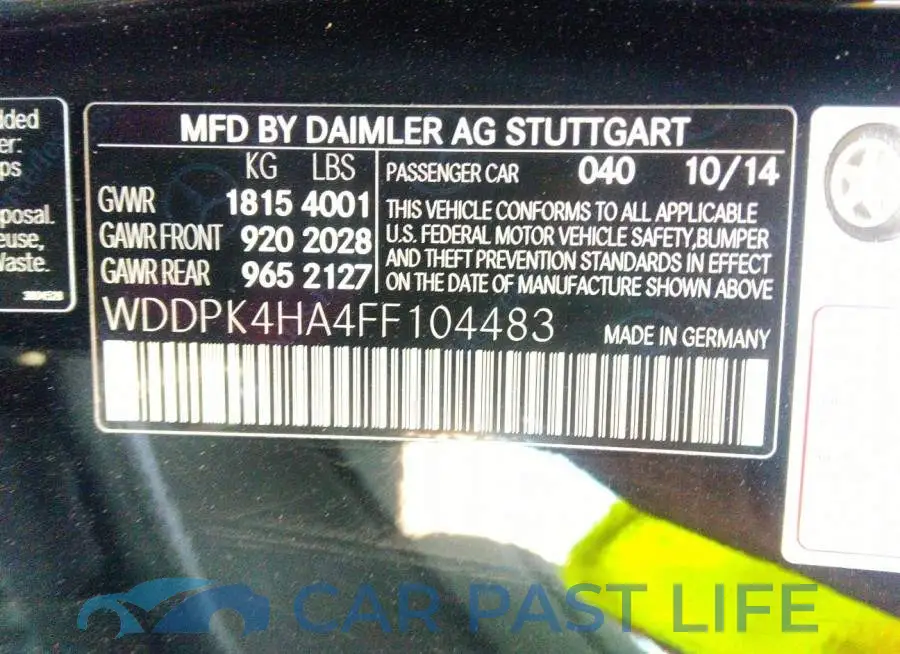 WDDPK4HA4FF104483# 9