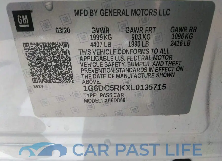 1G6DC5RKXL0135715# 9