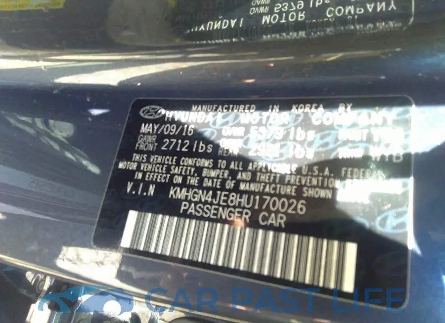 KMHGN4JE8HU170026# 9