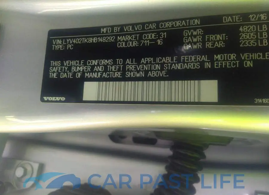 LYV402TK8HB148292# 9