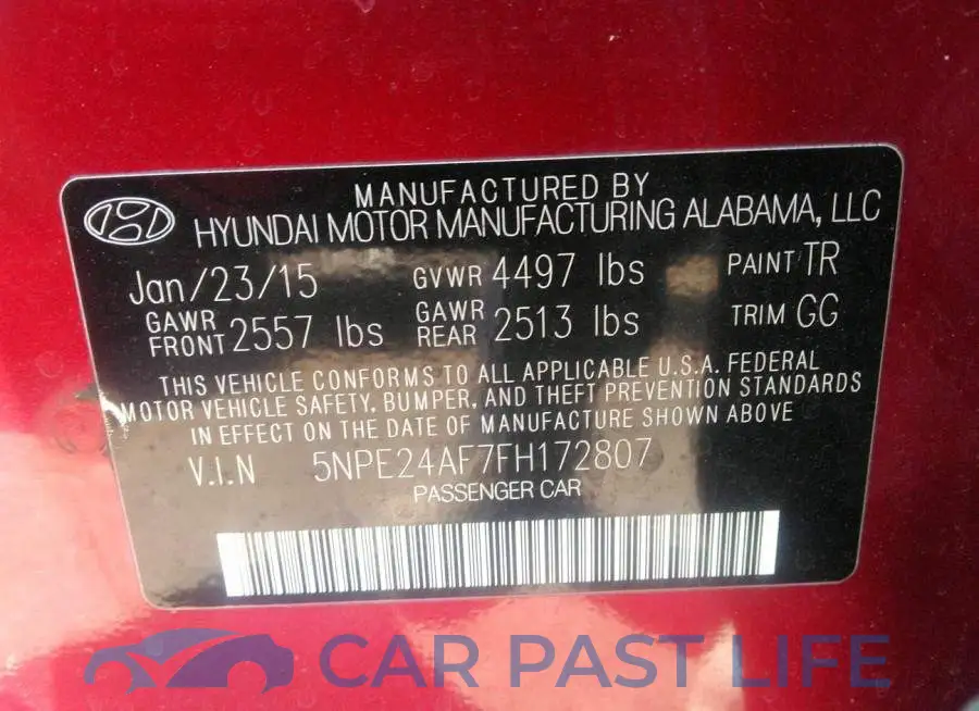 5NPE24AF7FH172807# 9