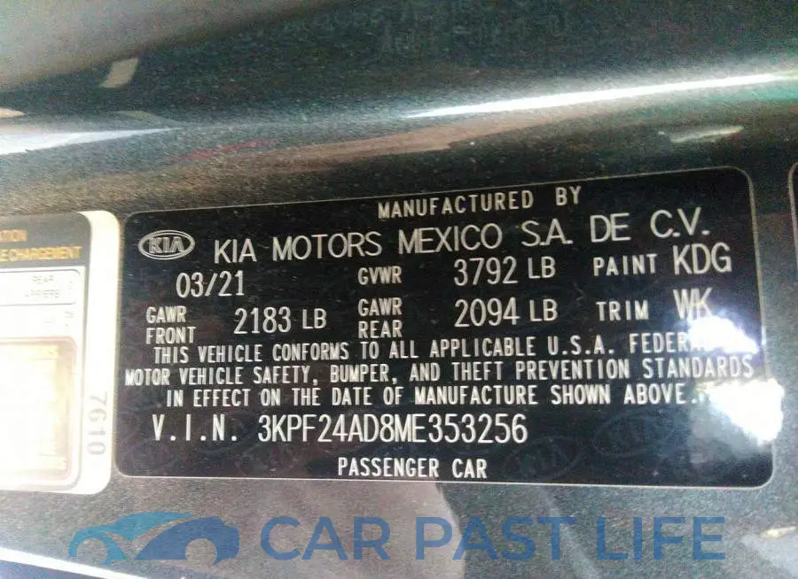 3KPF24AD8ME353256# 9
