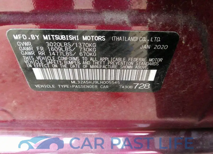 ML32A5HJ9LH005545# 9