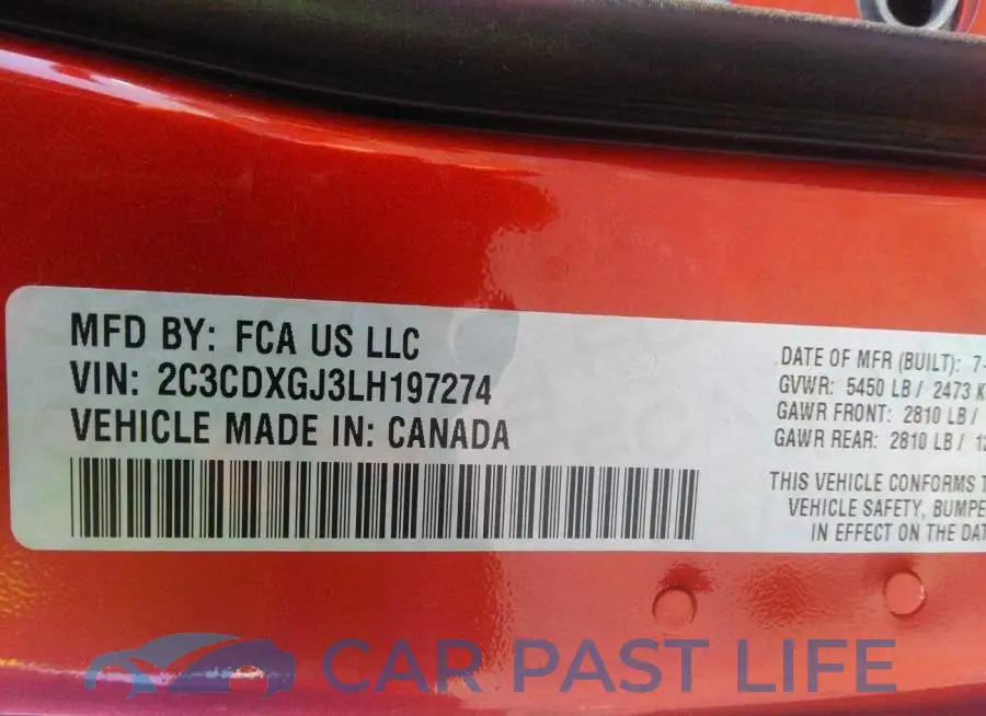 2C3CDXGJ3LH197274# 9