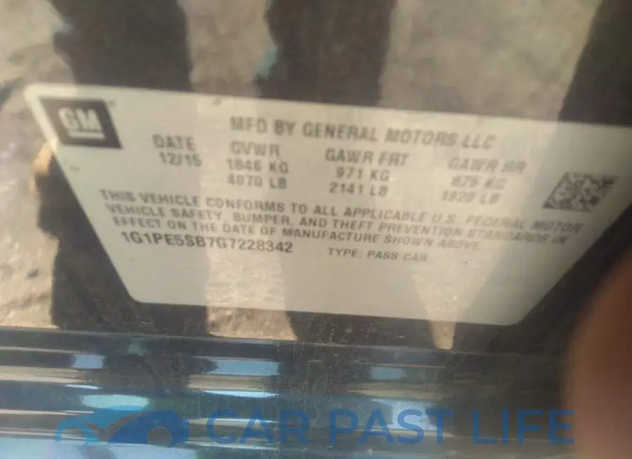 1G1PE5SB7G7228342# 9