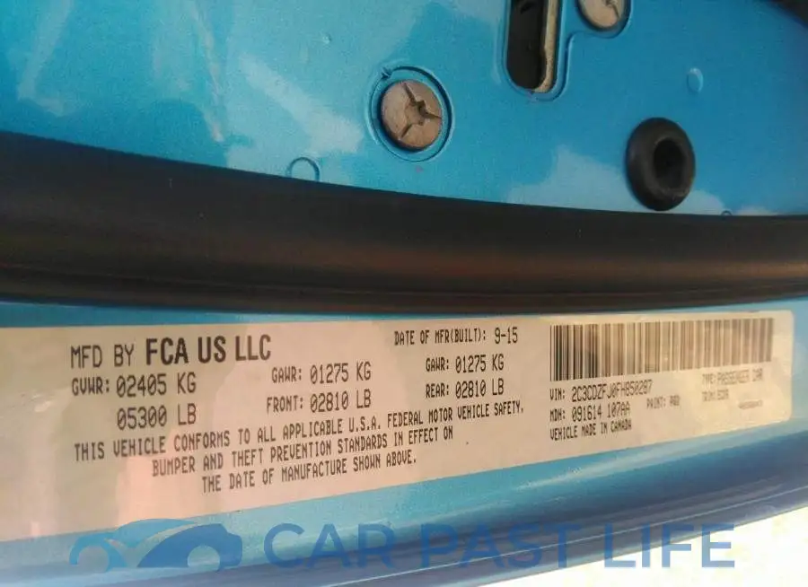 2C3CDZFJ0FH850287# 9