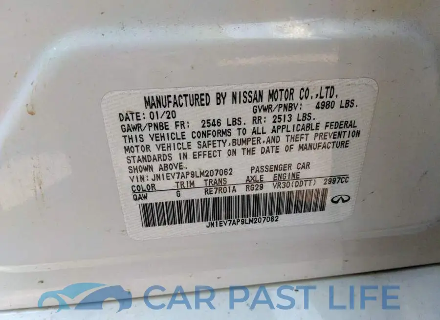 JN1EV7AP9LM207062# 9