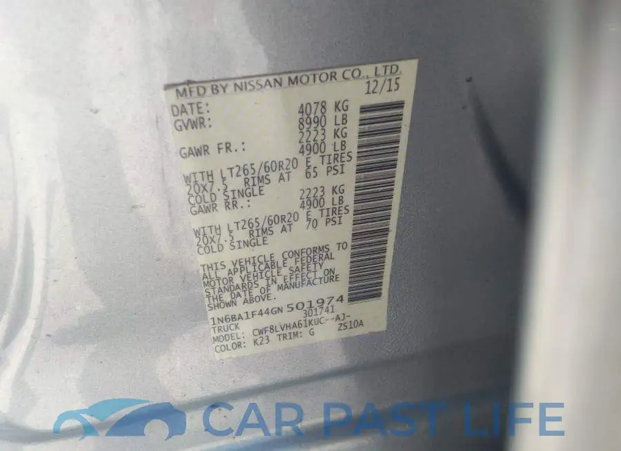 1N6BA1F44GN501974# 9