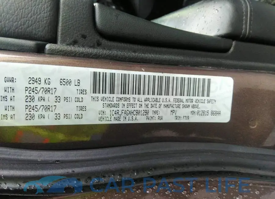 1C4RJFAGXHC801290# 9