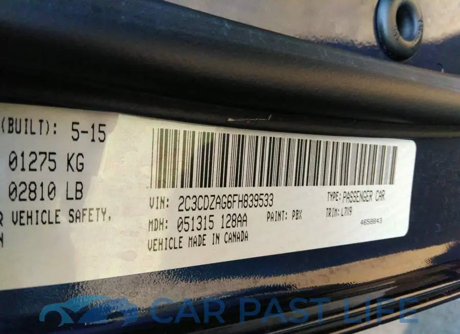 2C3CDZAG6FH839533# 9