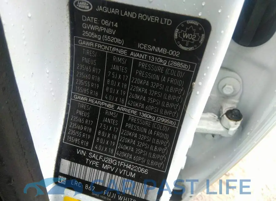 SALFJ2BG1FH422066# 9