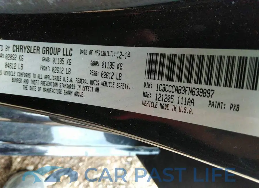 1C3CCCAB3FN639897# 9