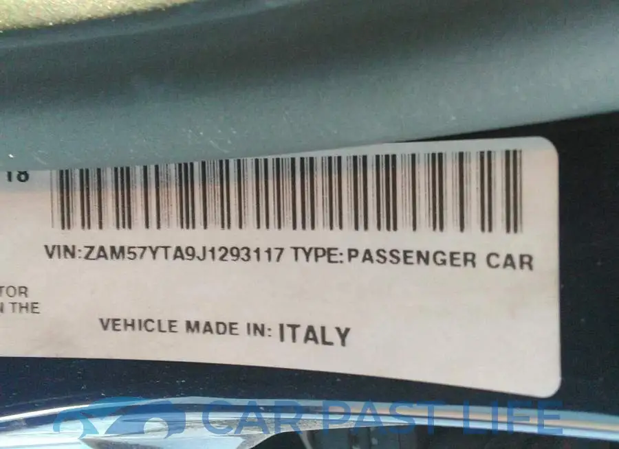 ZAM57YTA9J1293117# 9