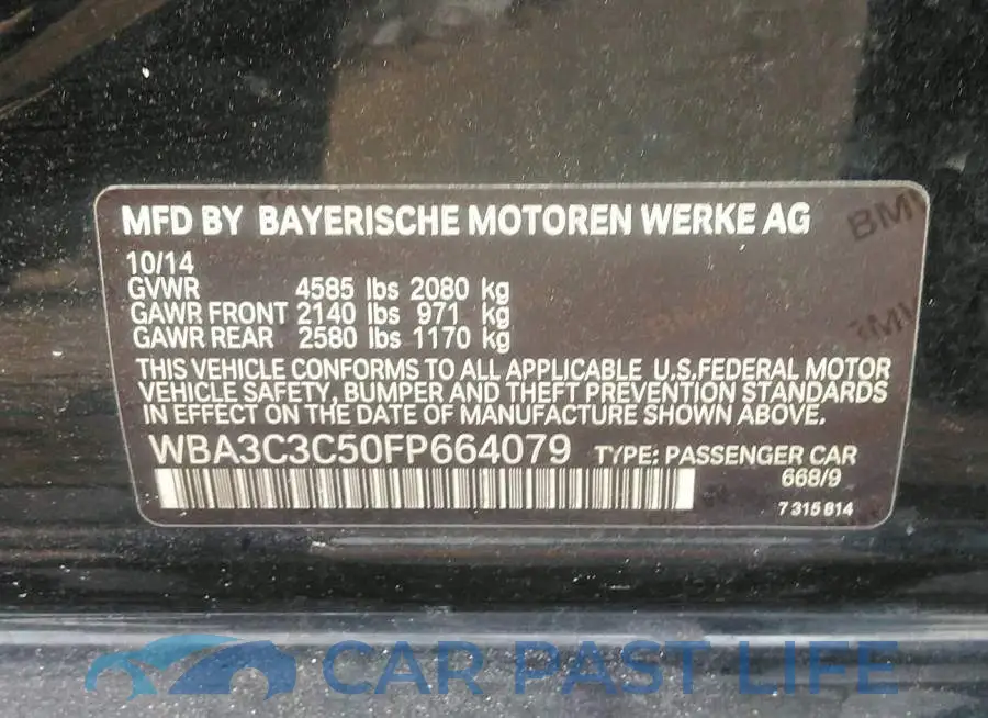 WBA3C3C50FP664079# 9