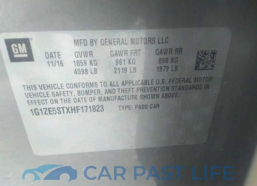 1G1ZE5STXHF171823# 9