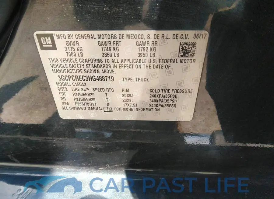 3GCPCREC3HG488719# 9