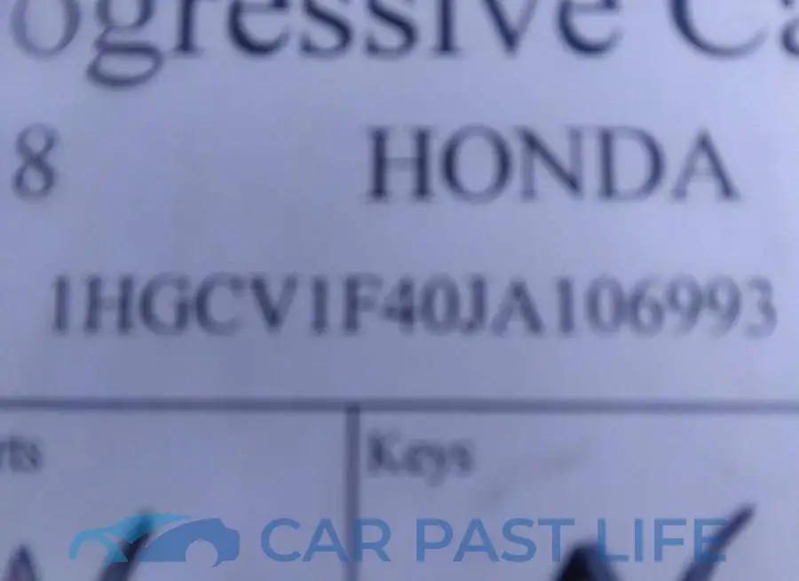 1HGCV1F40JA106993# 9