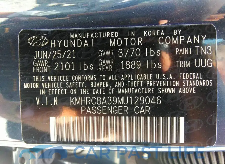 KMHRC8A39MU129046# 9