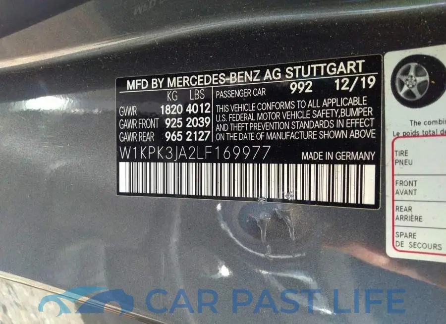 W1KPK3JA2LF169977# 9