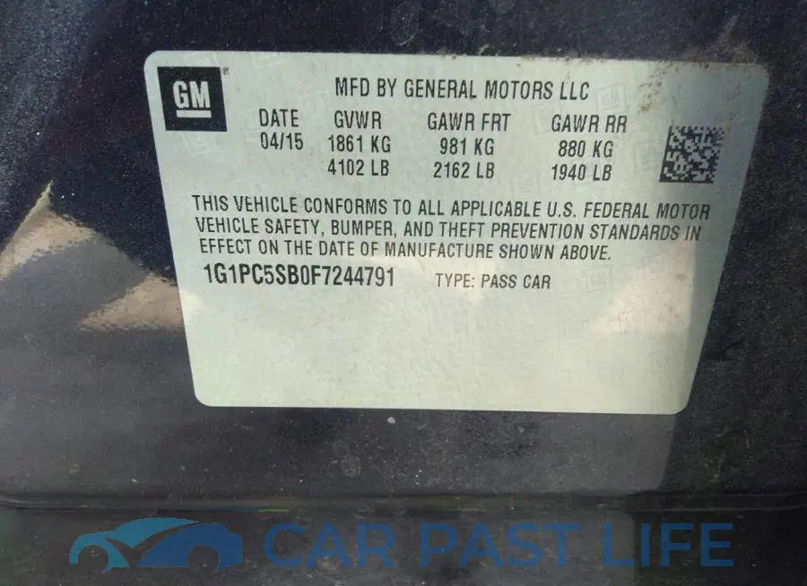 1G1PC5SB0F7244791# 9