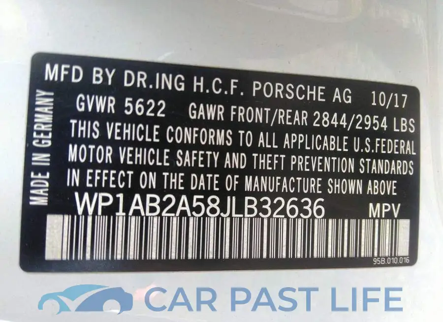 WP1AB2A58JLB32636# 9