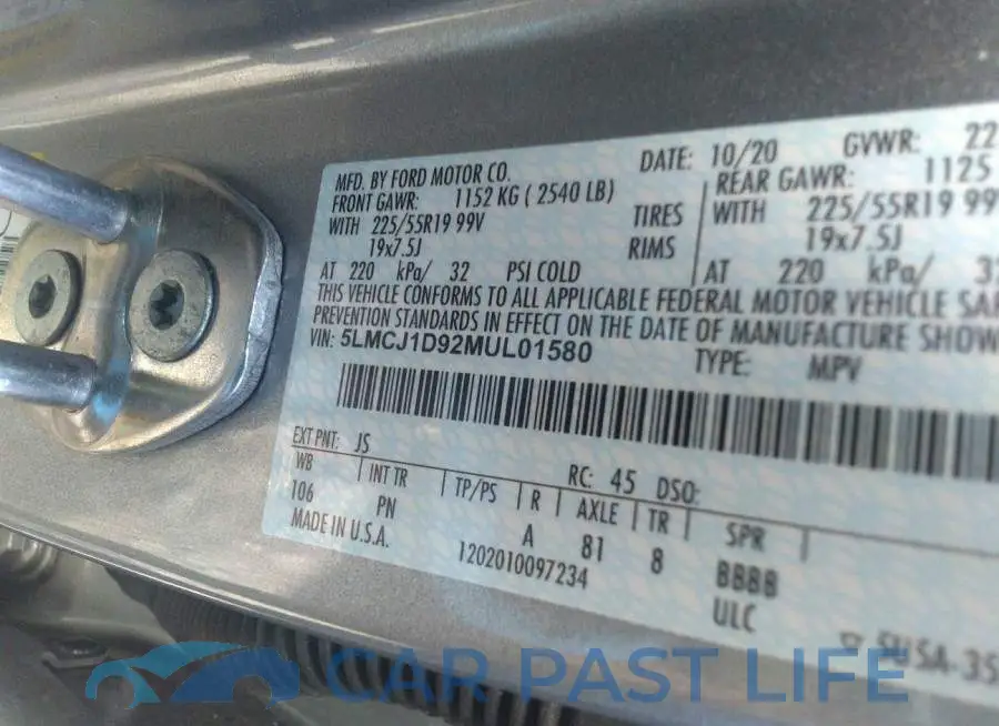 5LMCJ1D92MUL01580# 9