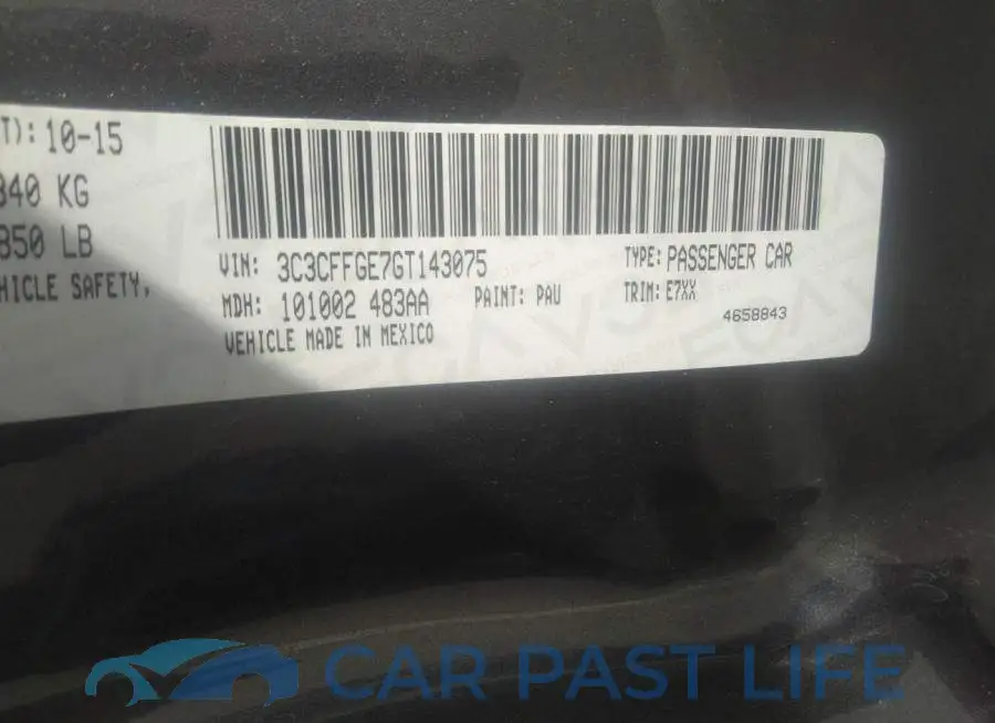 3C3CFFGE7GT143075# 9