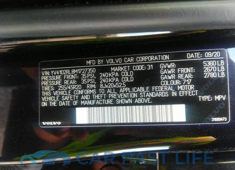 YV4102RL8M1727350# 9