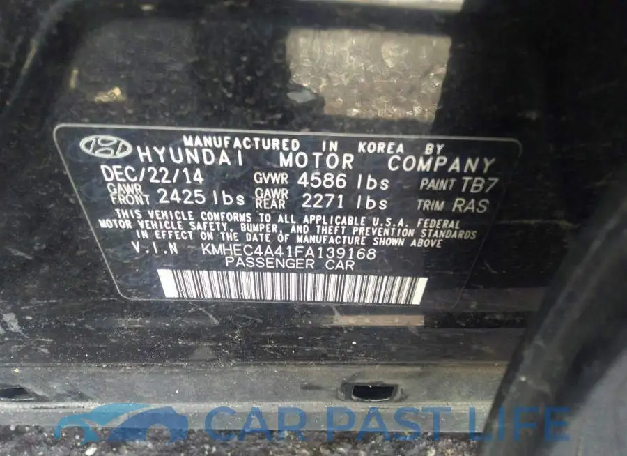 KMHEC4A41FA139168# 9