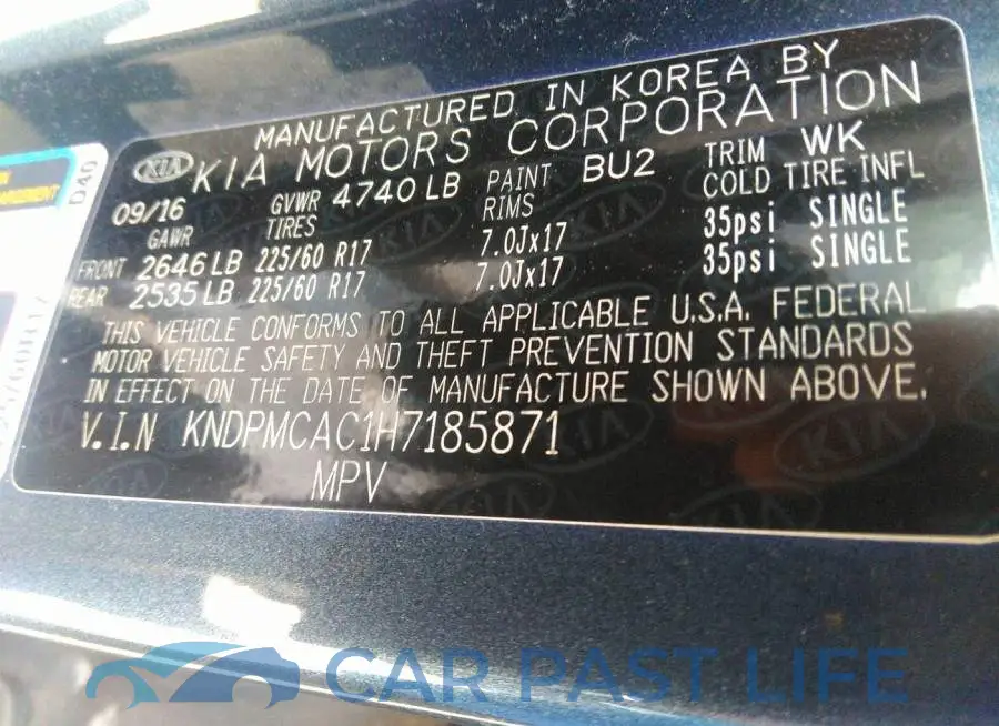 KNDPMCAC1H7185871# 9