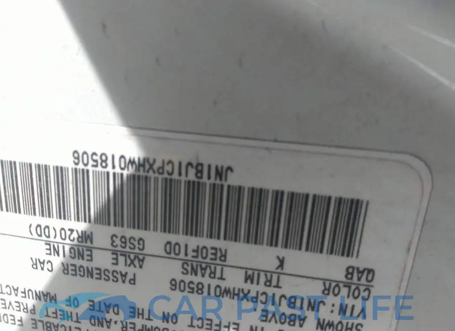 JN1BJ1CPXHW018506# 9