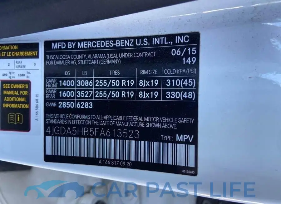 4JGDA5HB5FA613523# 9